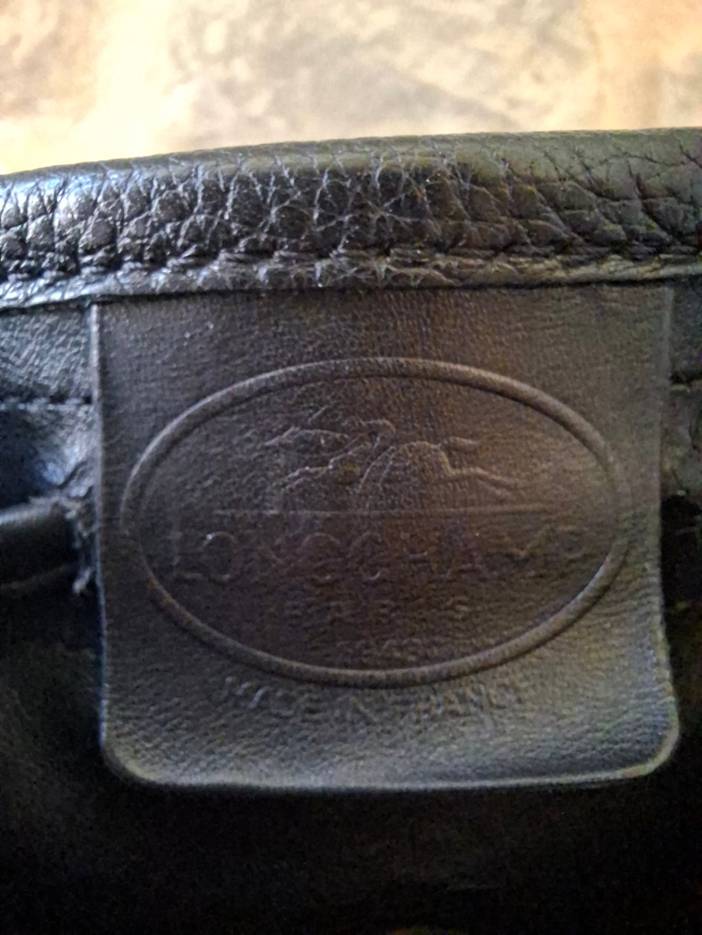 Sac à dos cuir vintage Longchamp avec boîte & dustbag