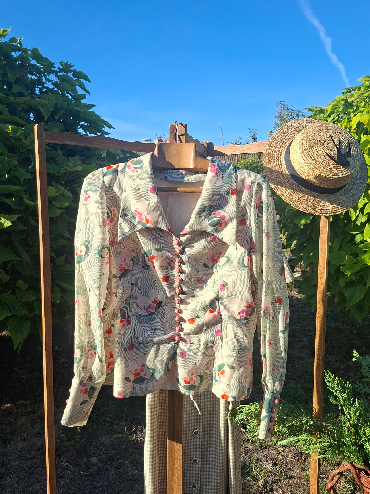 Chemisier Vintage fait main