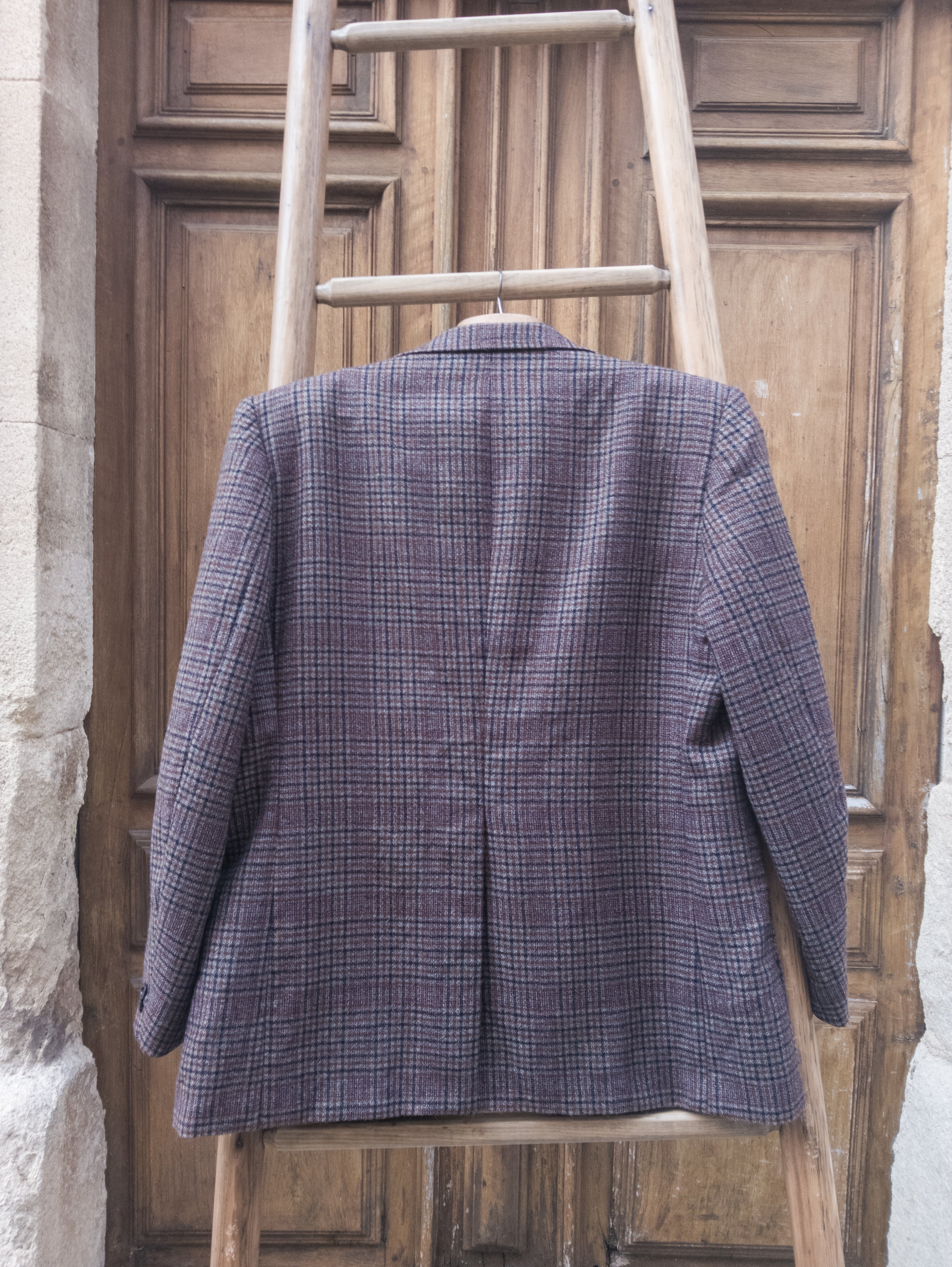 Blazer Carreaux ''papi'' pure laine