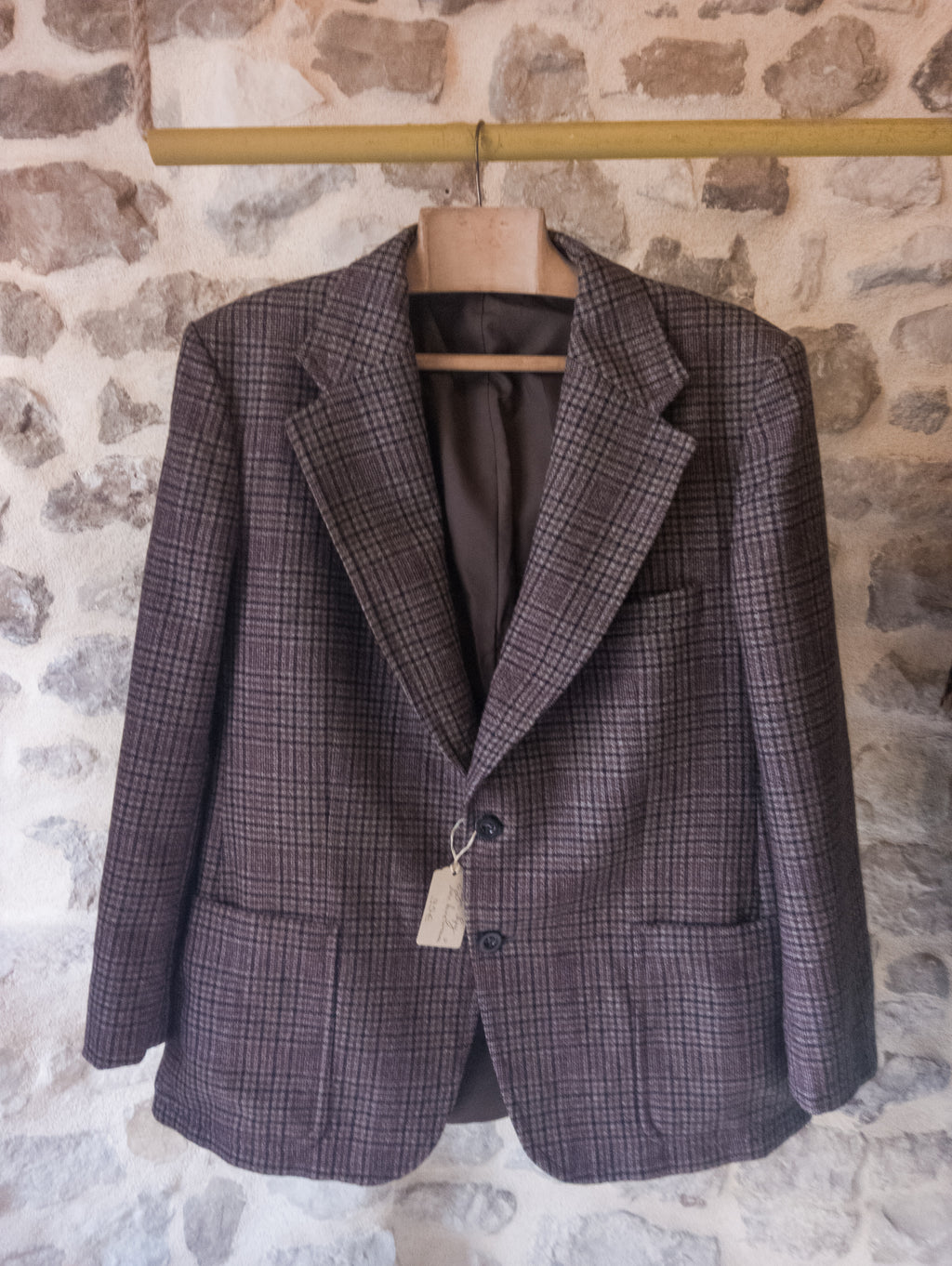 Blazer Carreaux ''papi'' pure laine