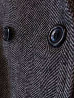 Blazer vintage Made in France ''Chevron gris''