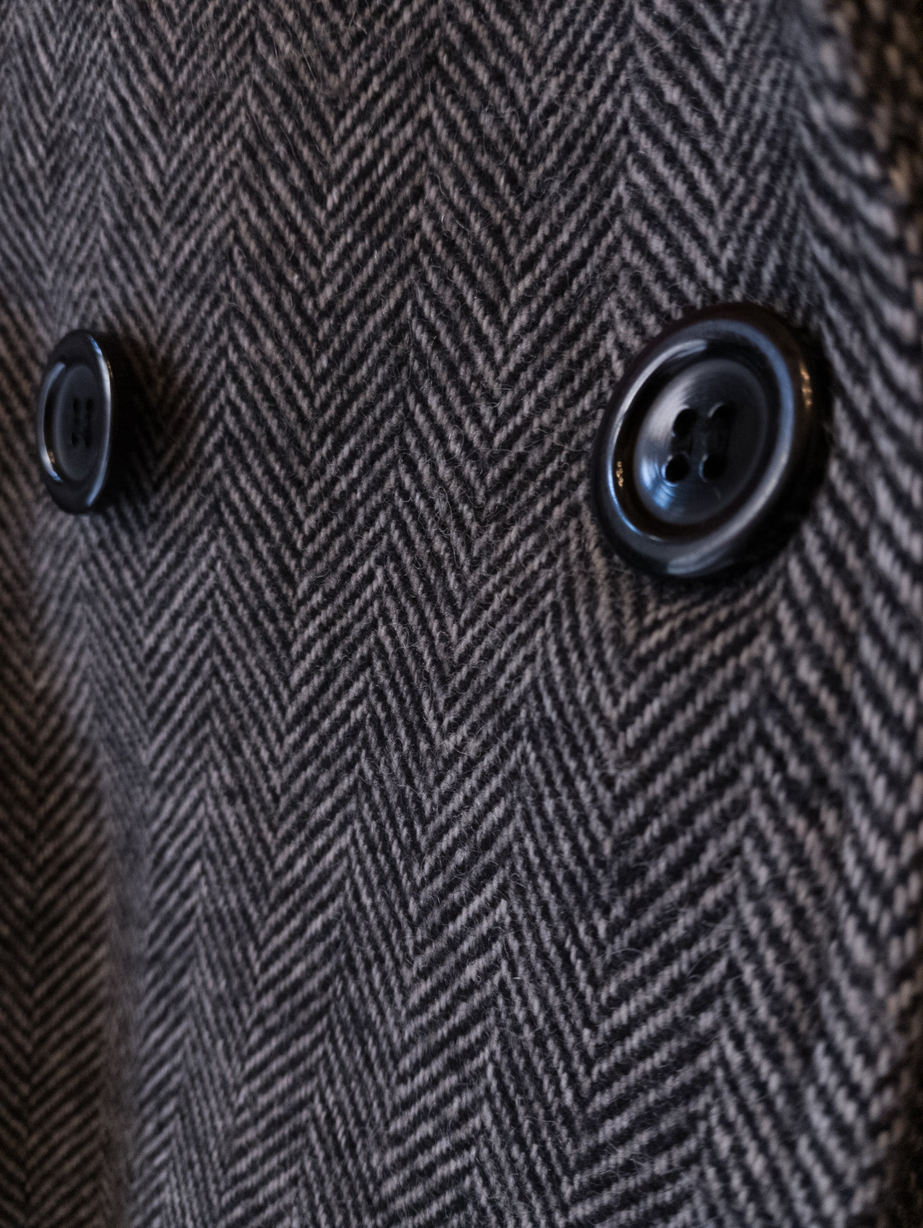 Blazer vintage Made in France ''Chevron gris''