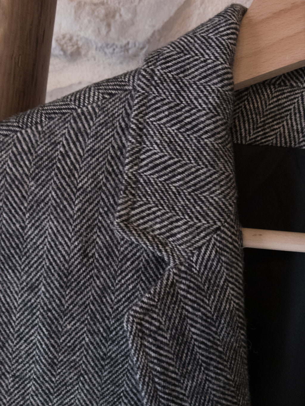 Blazer vintage Made in France ''Chevron gris''