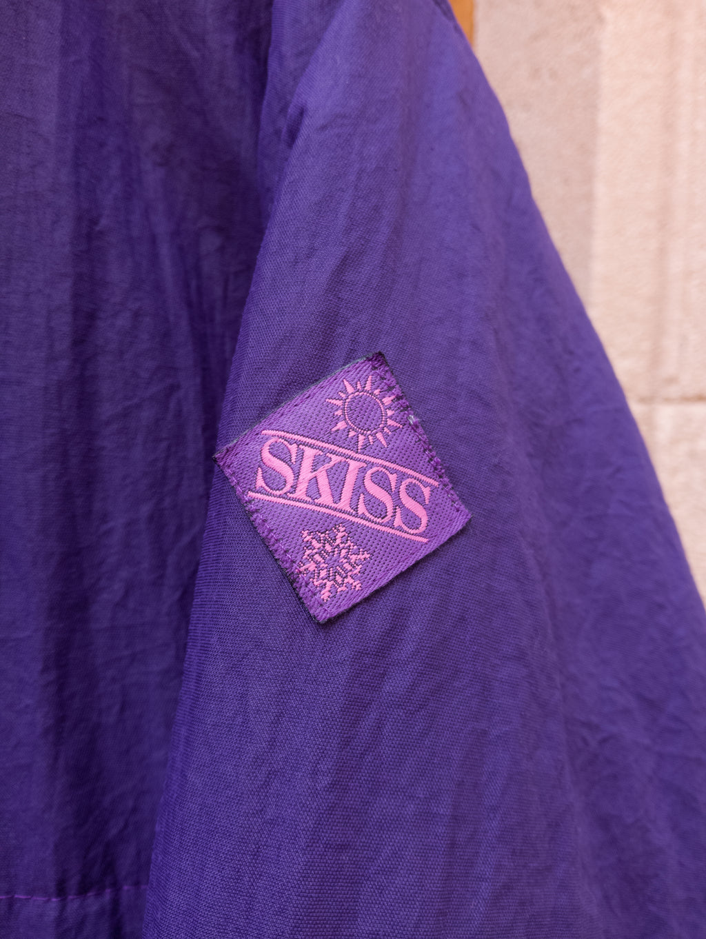 Doudoune vintage violette ''Skiss''
