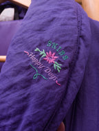 Doudoune vintage violette ''Skiss''