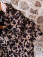 Boléro vintage fausse fourrure ''Panthère''