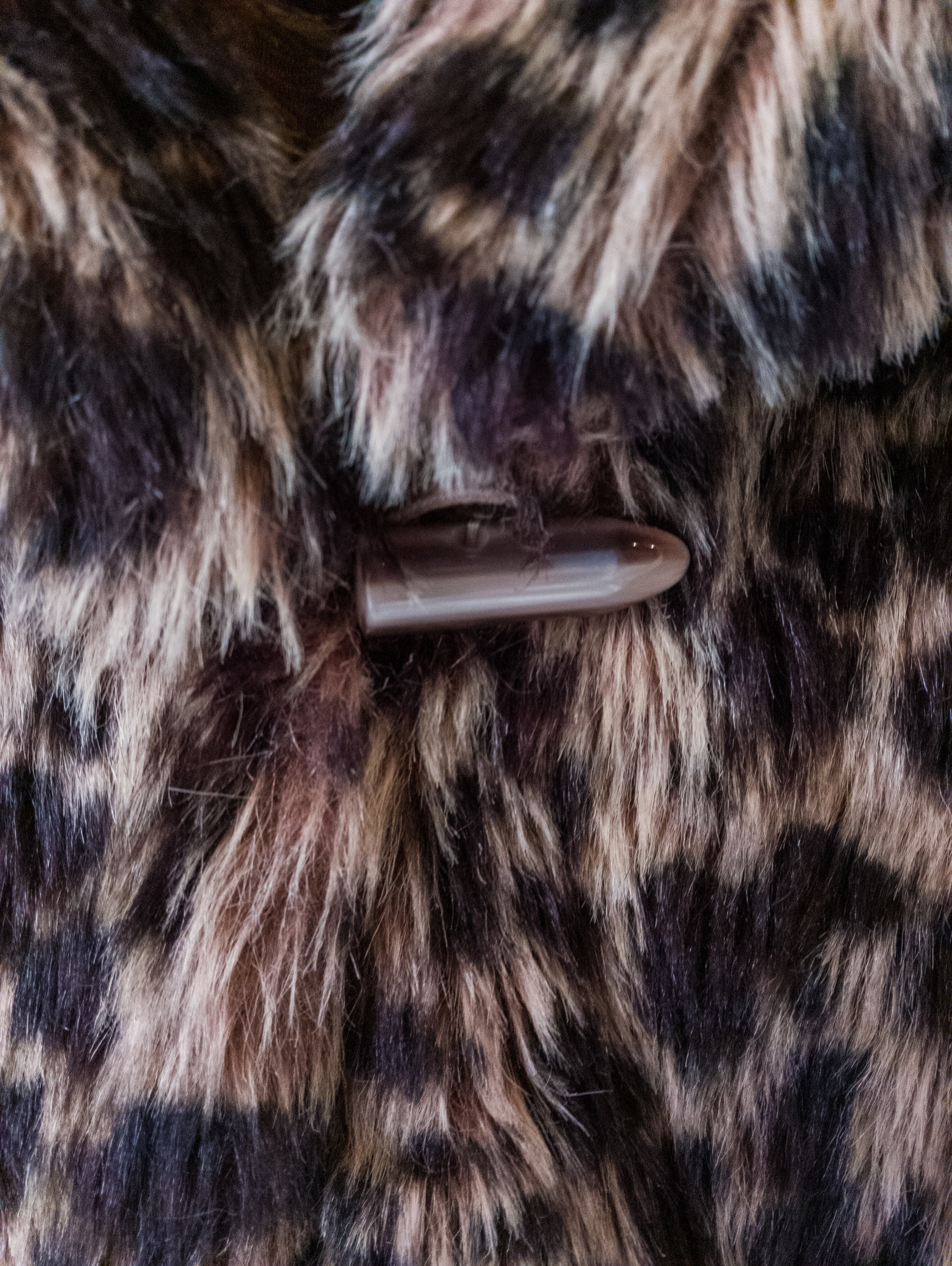 Boléro vintage fausse fourrure ''Panthère''