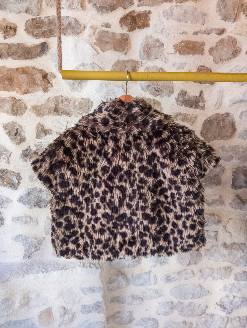 Boléro vintage fausse fourrure ''Panthère''