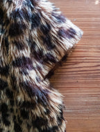 Boléro vintage fausse fourrure ''Panthère''