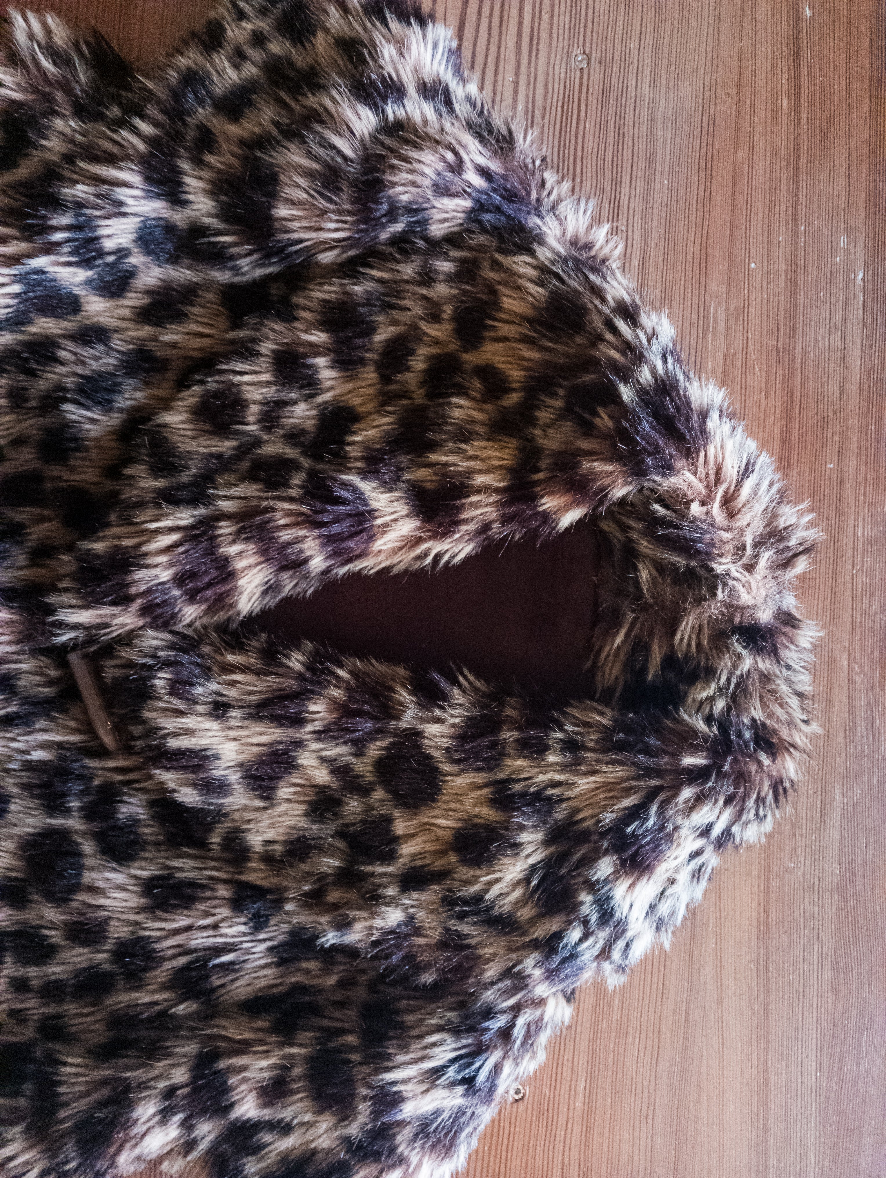 Boléro vintage fausse fourrure ''Panthère''