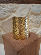 Bracelet Vintage ''Laiton martelé''