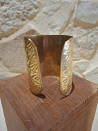 Bracelet Vintage ''Laiton martelé''