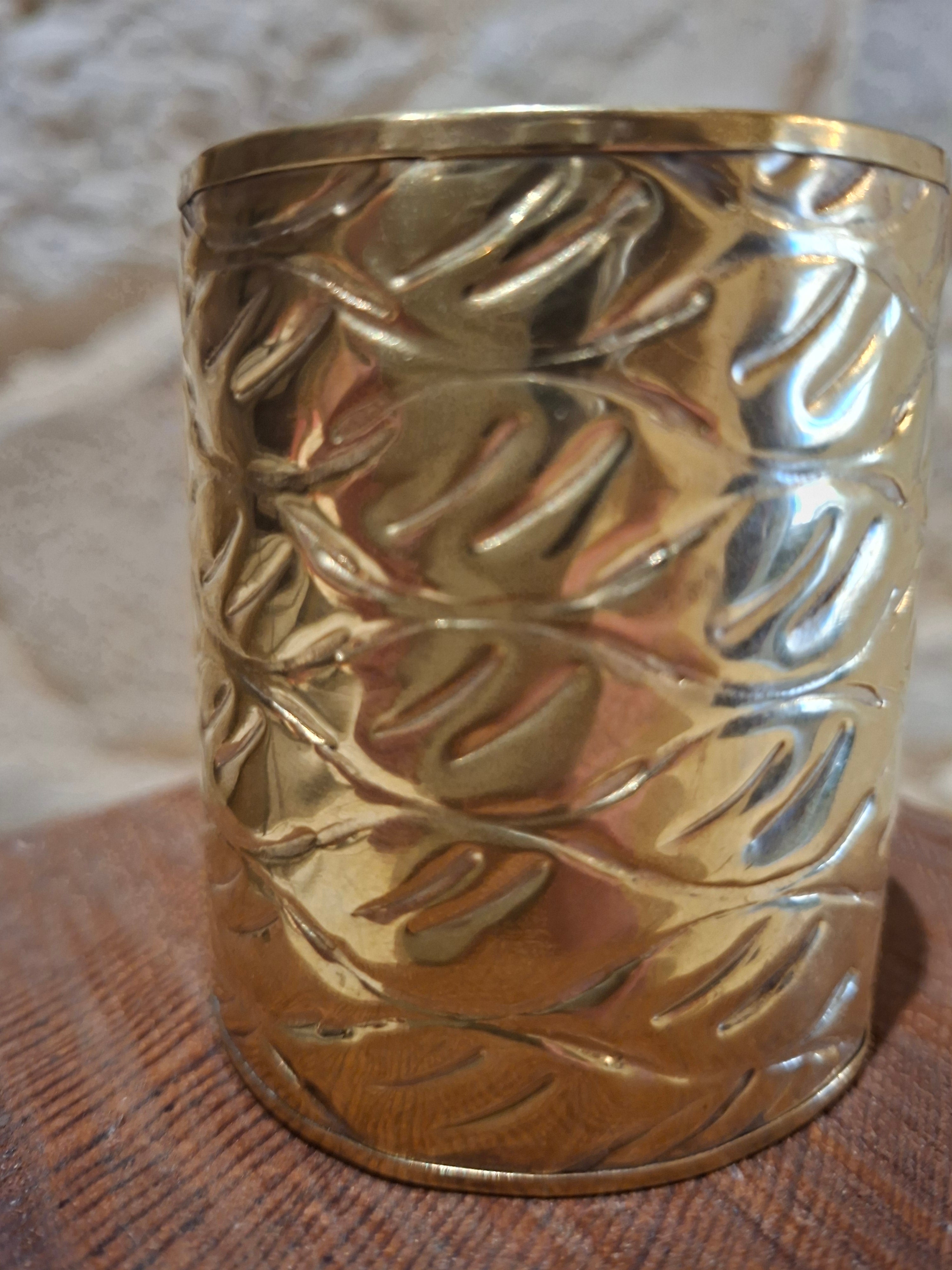 Bracelet Vintage ''Laiton martelé''