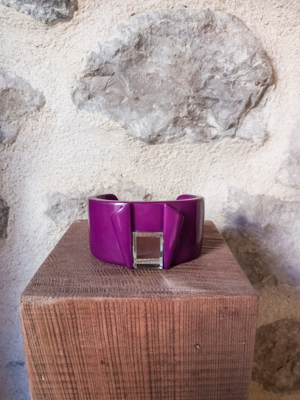 Bracelet violet ''Artdéco''