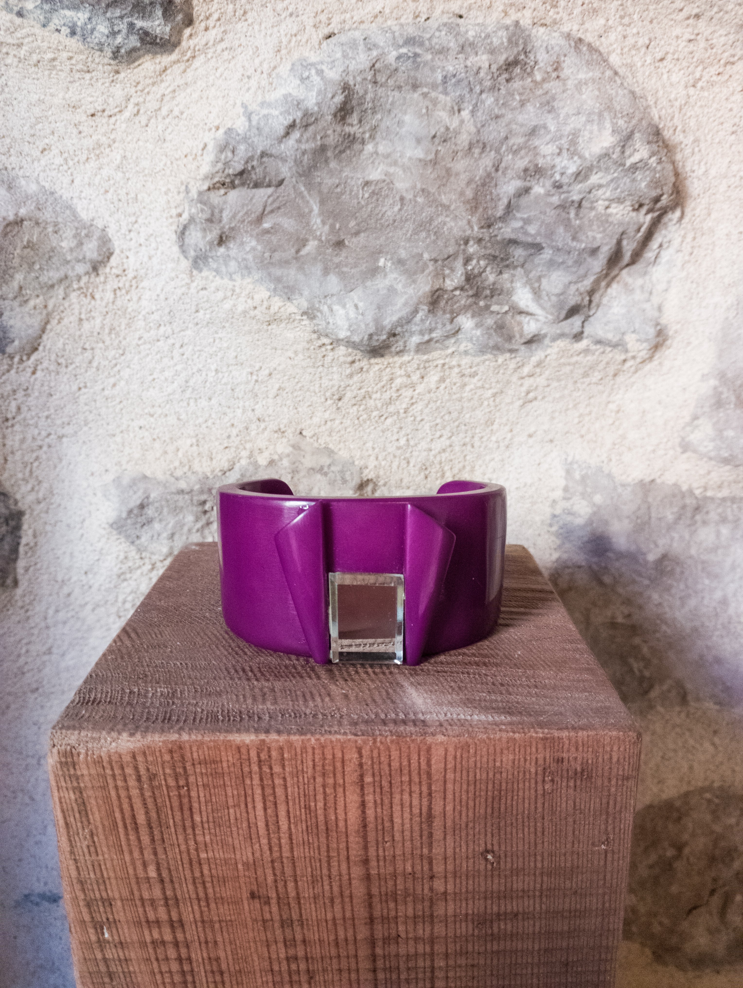 Bracelet violet ''Artdéco''