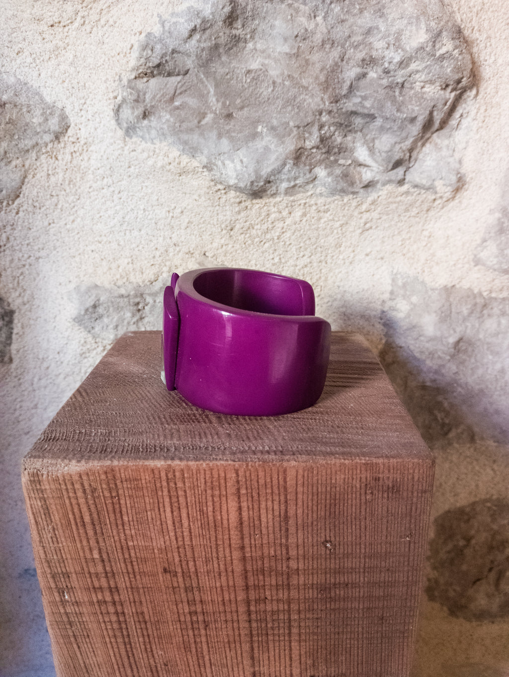 Bracelet violet ''Artdéco''