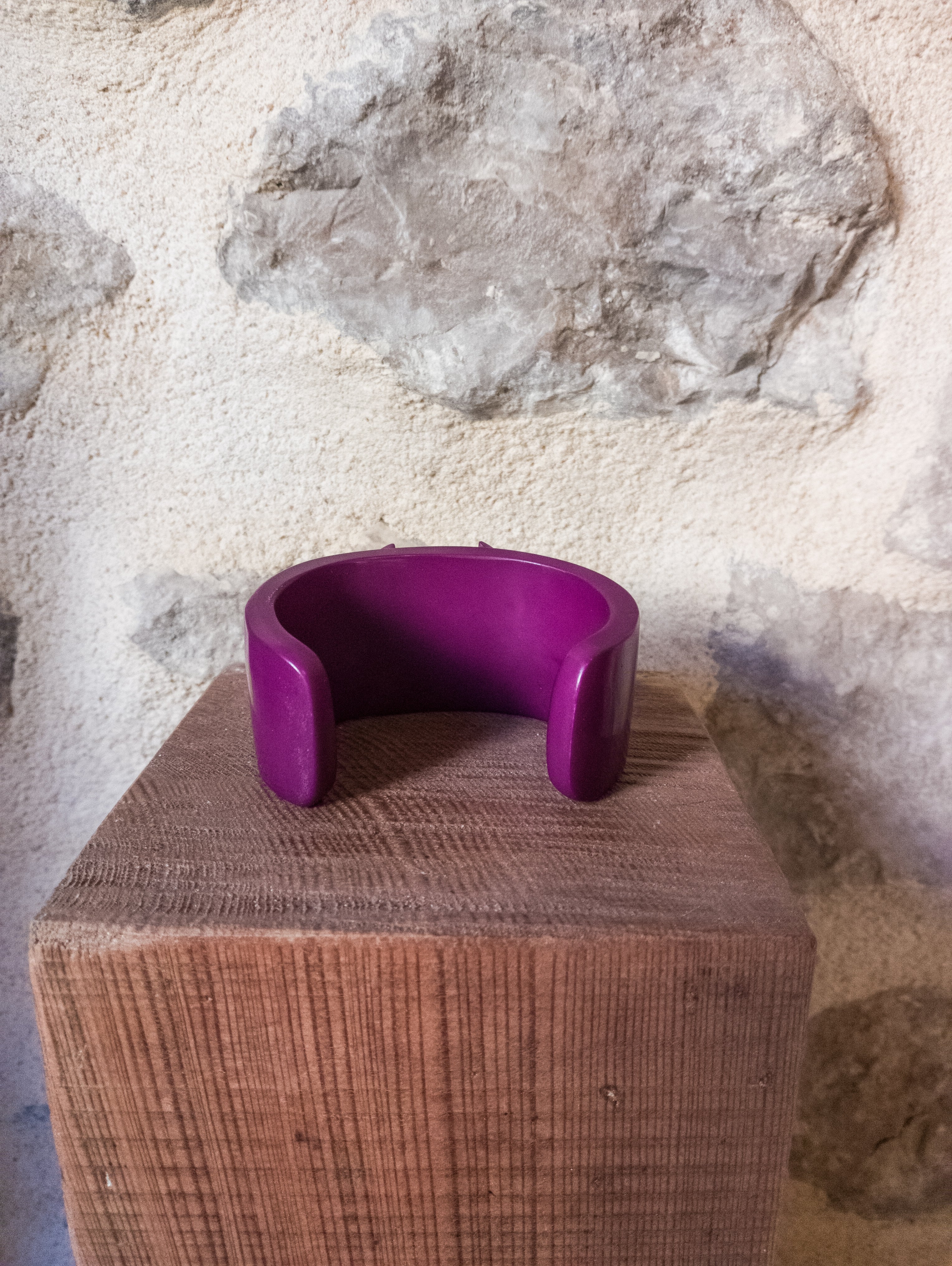 Bracelet violet ''Artdéco''