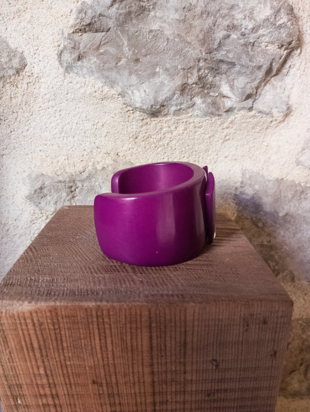 Bracelet violet ''Artdéco''