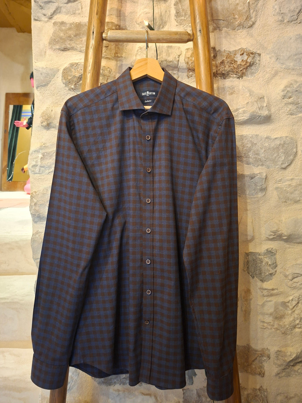 Chemise Café Coton carreaux