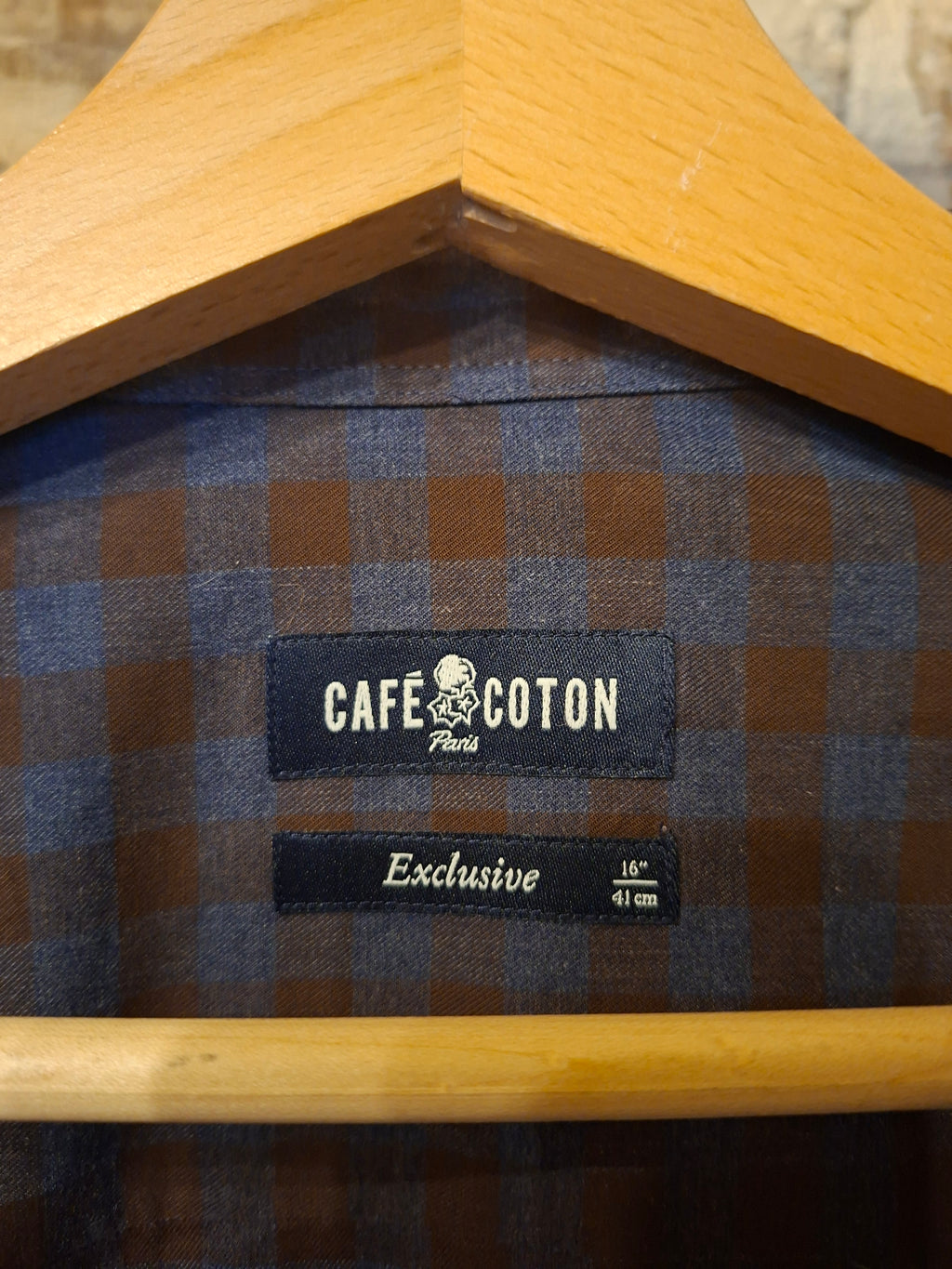 Chemise Café Coton carreaux