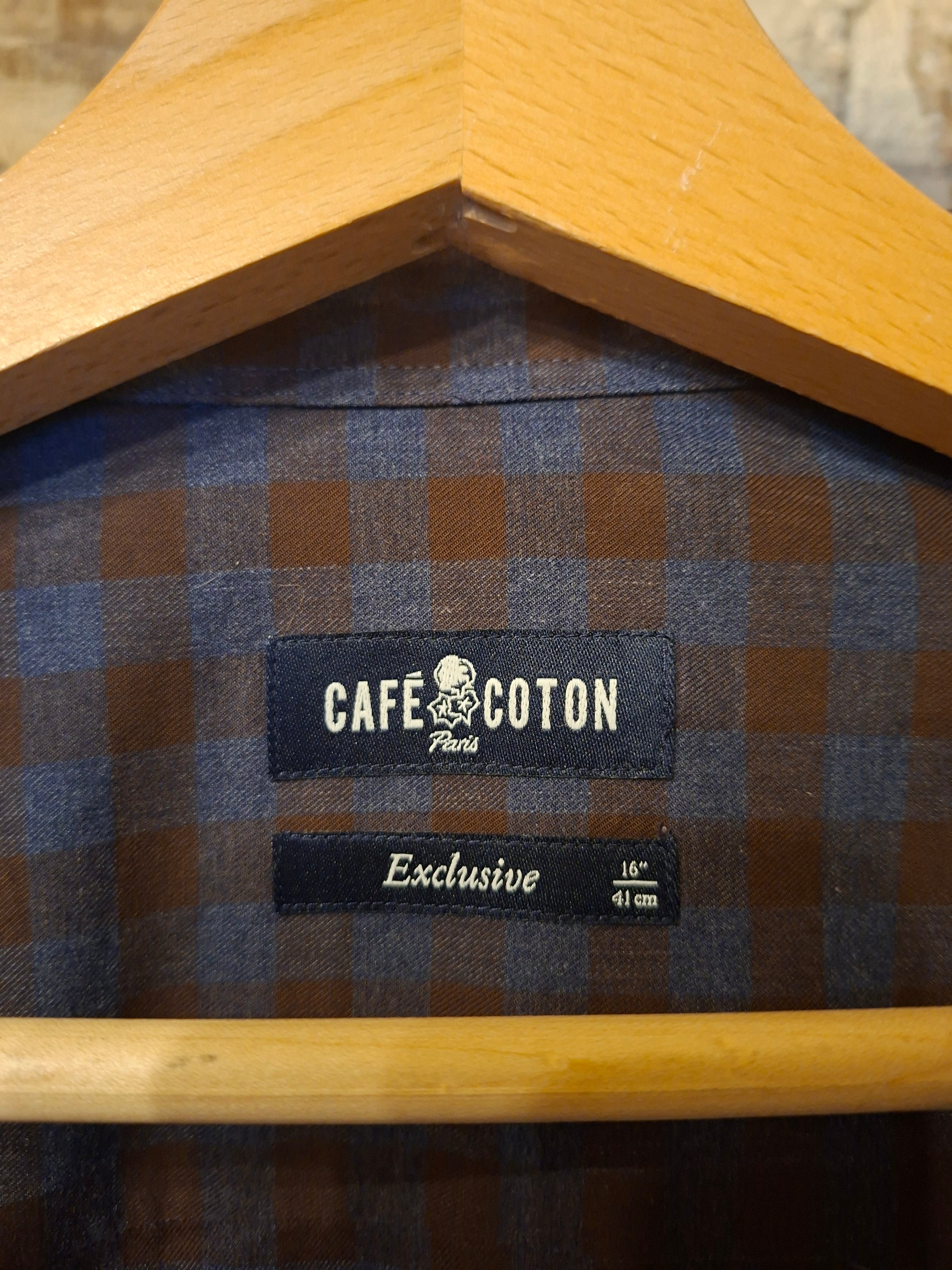 Chemise Café Coton carreaux