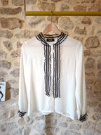 Chemisier Vintage ''Black&White''