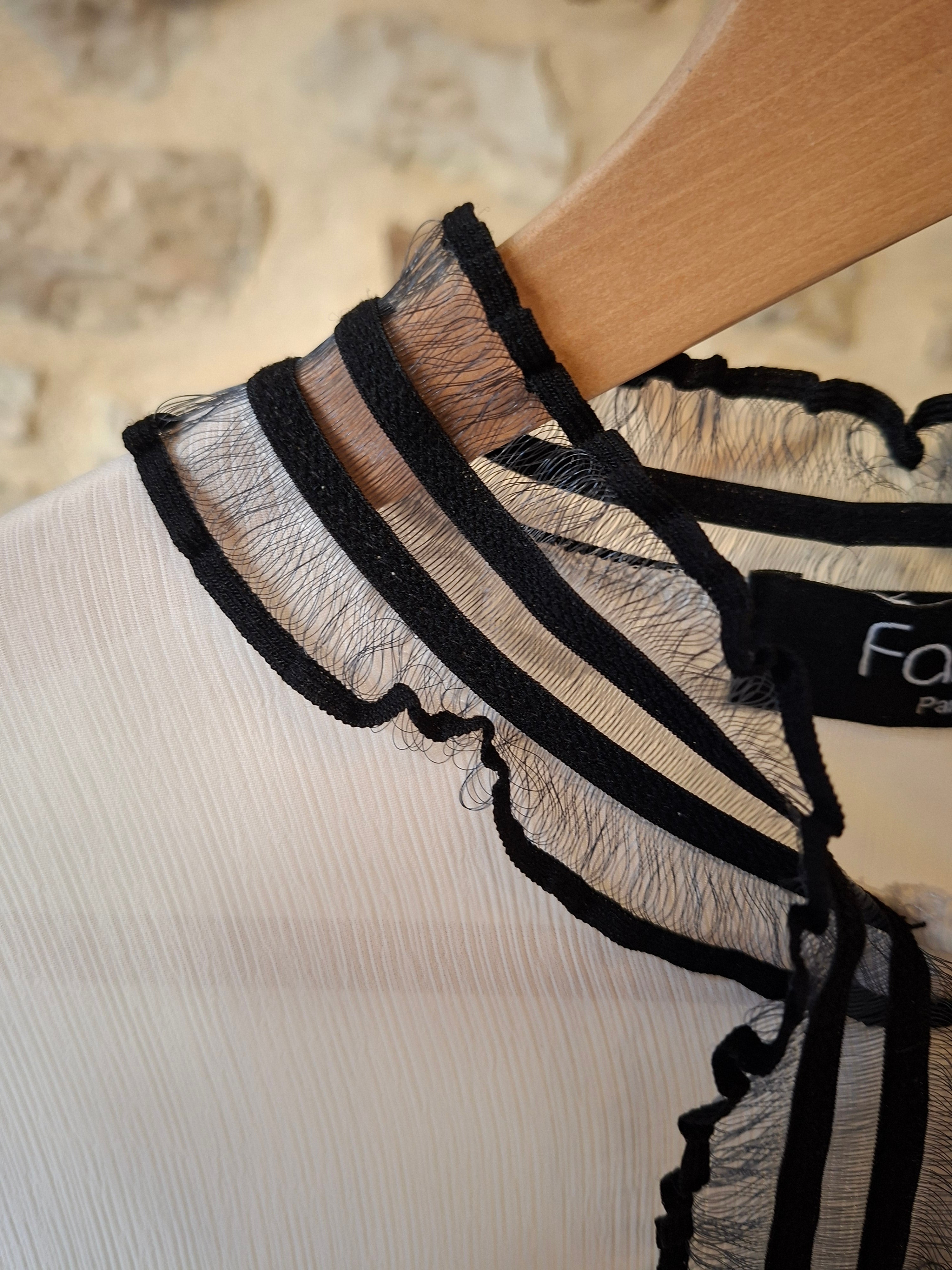 Chemisier Vintage ''Black&White''