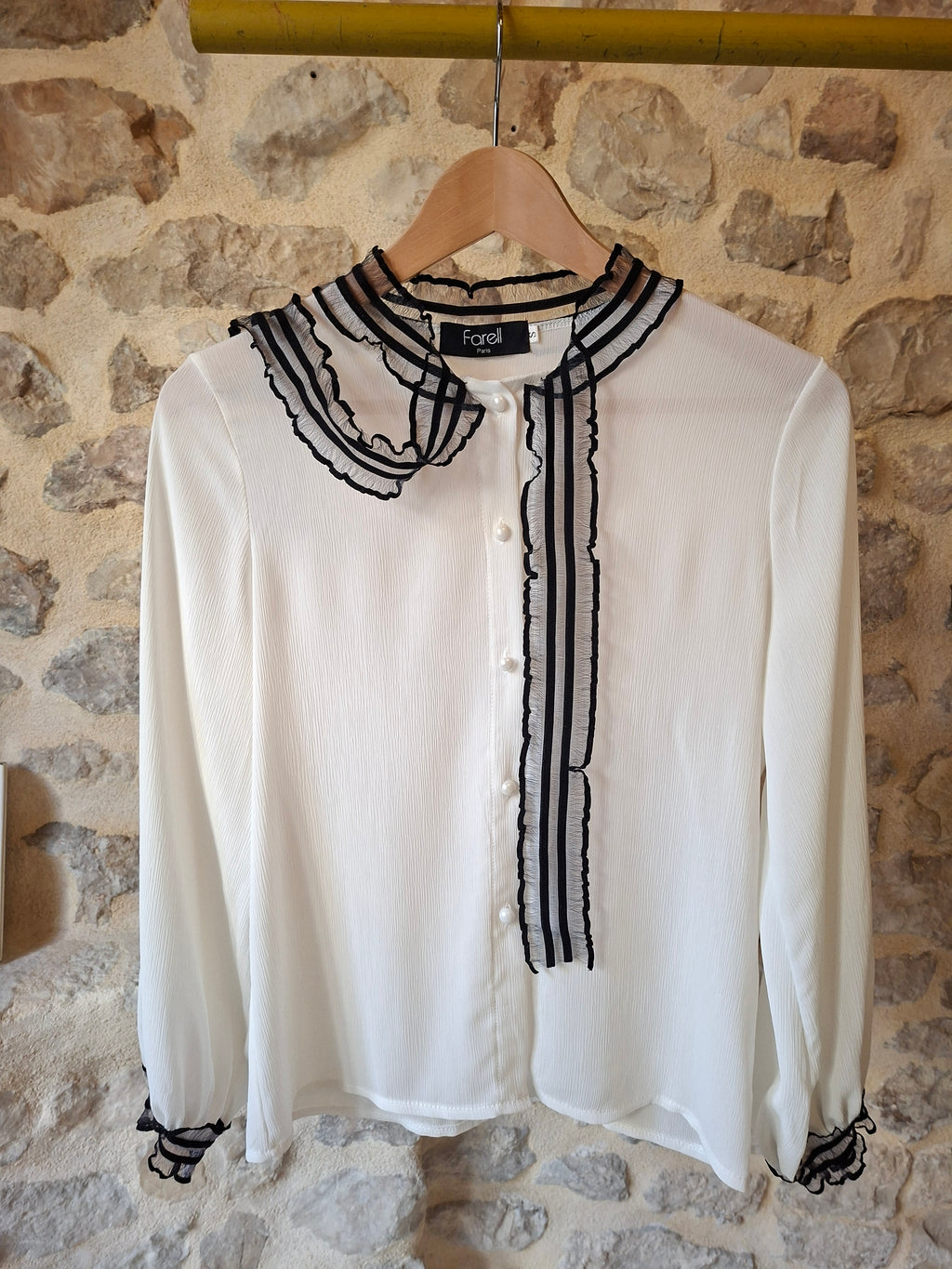 Chemisier Vintage ''Black&White''