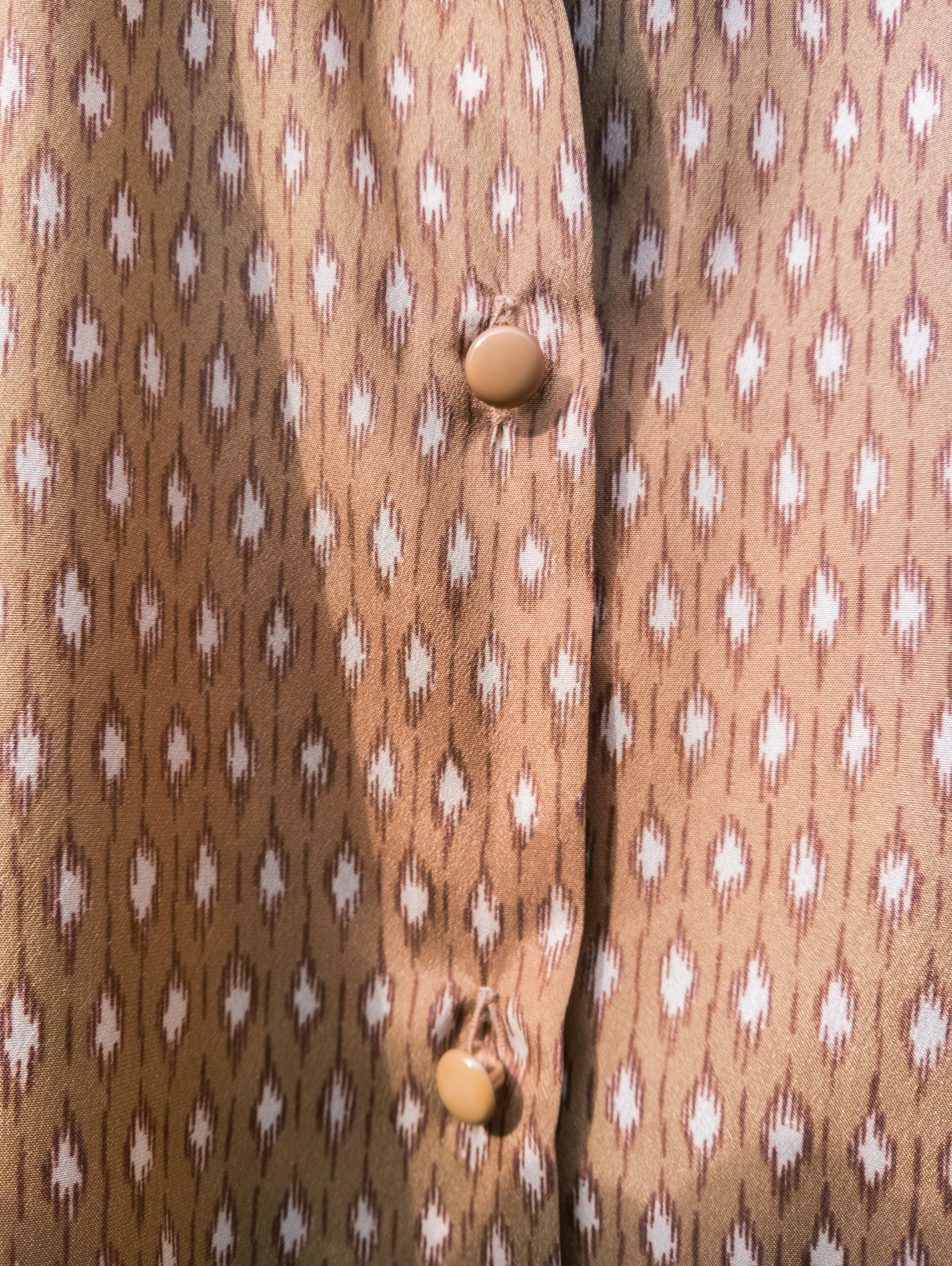 Chemisier fauve ''froufrou''