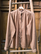 Chemisier fauve ''froufrou''