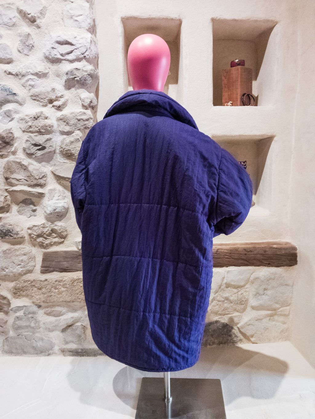 Doudoune vintage violette ''Skiss''