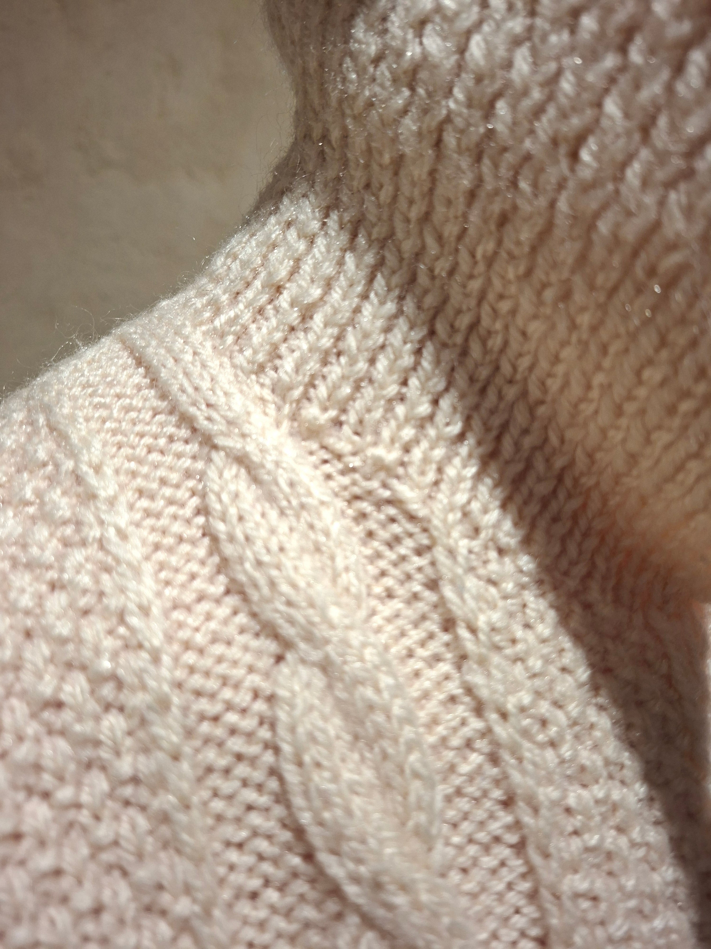 Gilet Vintage ''fait main'' crème