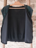 Gilet Velours Jacquard