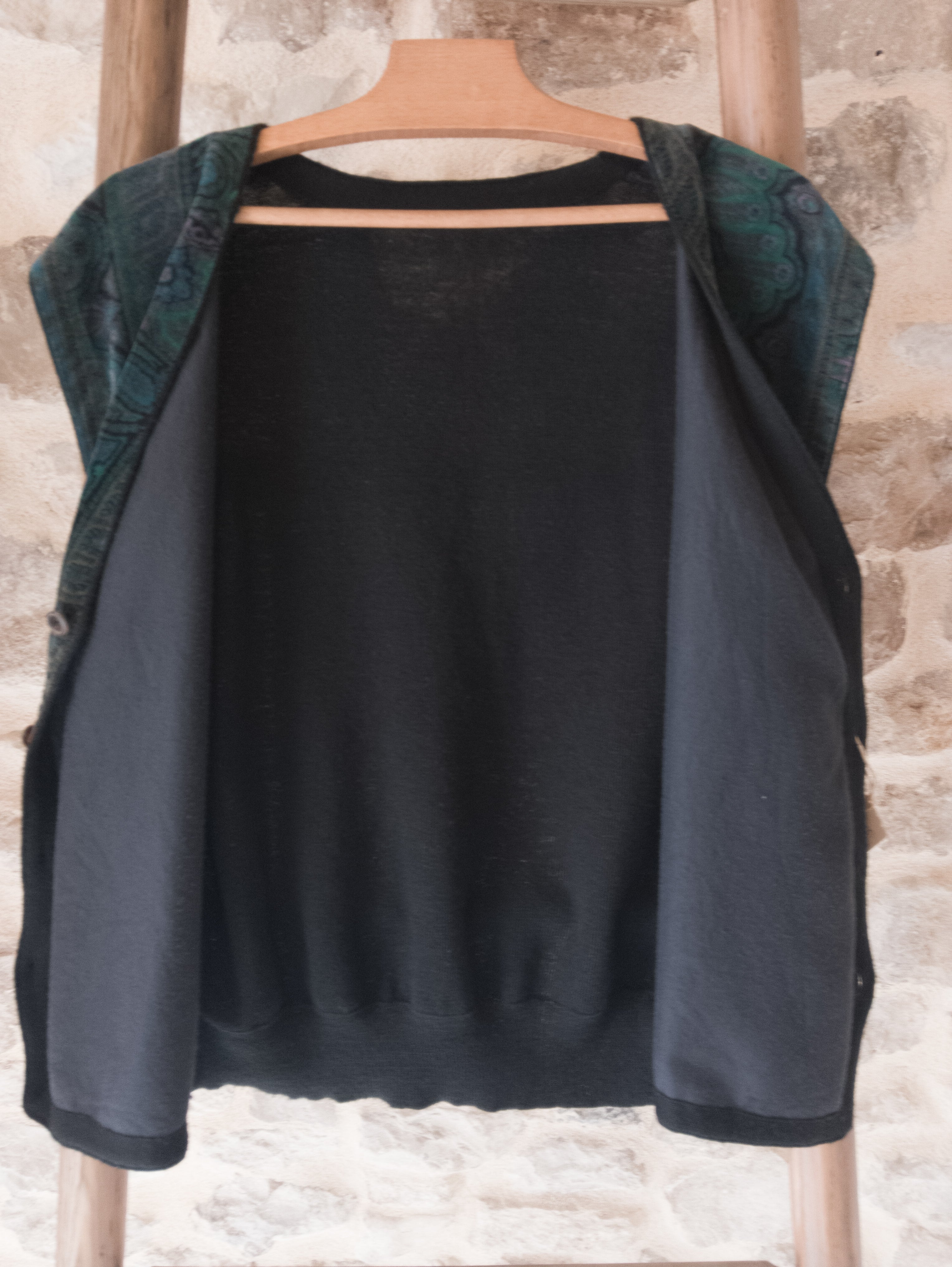 Gilet Velours Jacquard