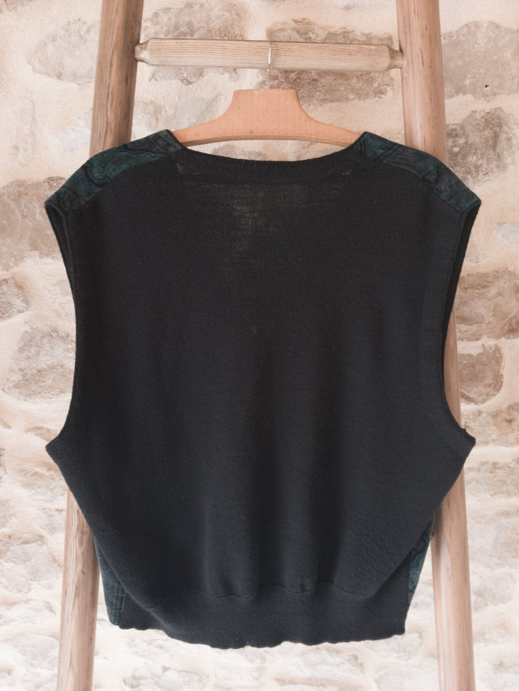 Gilet Velours Jacquard