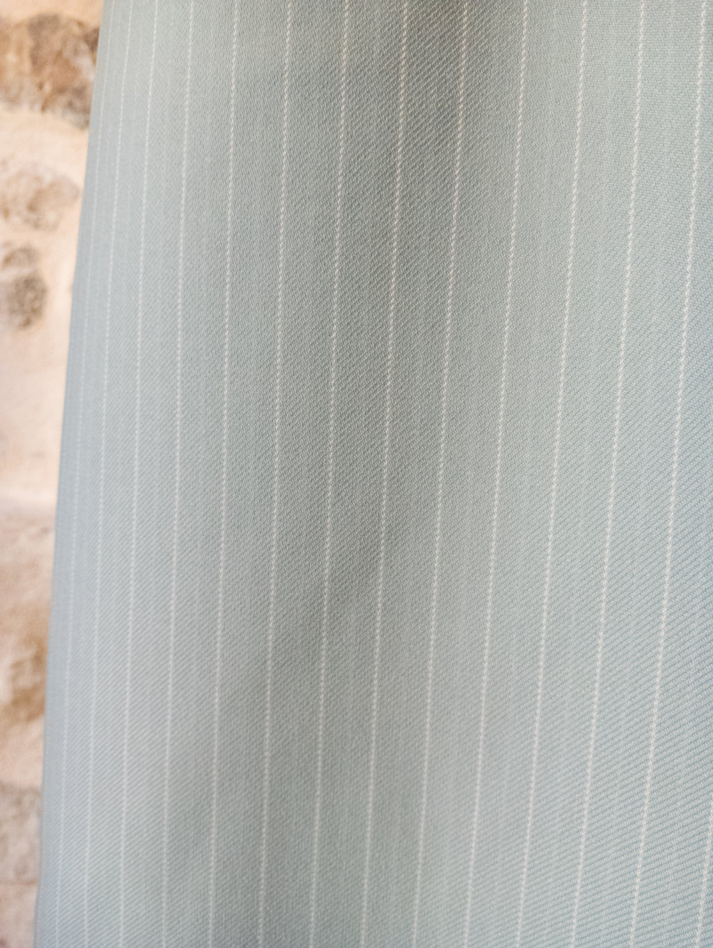Jupe portefeuille vintage ''bleu glacier''