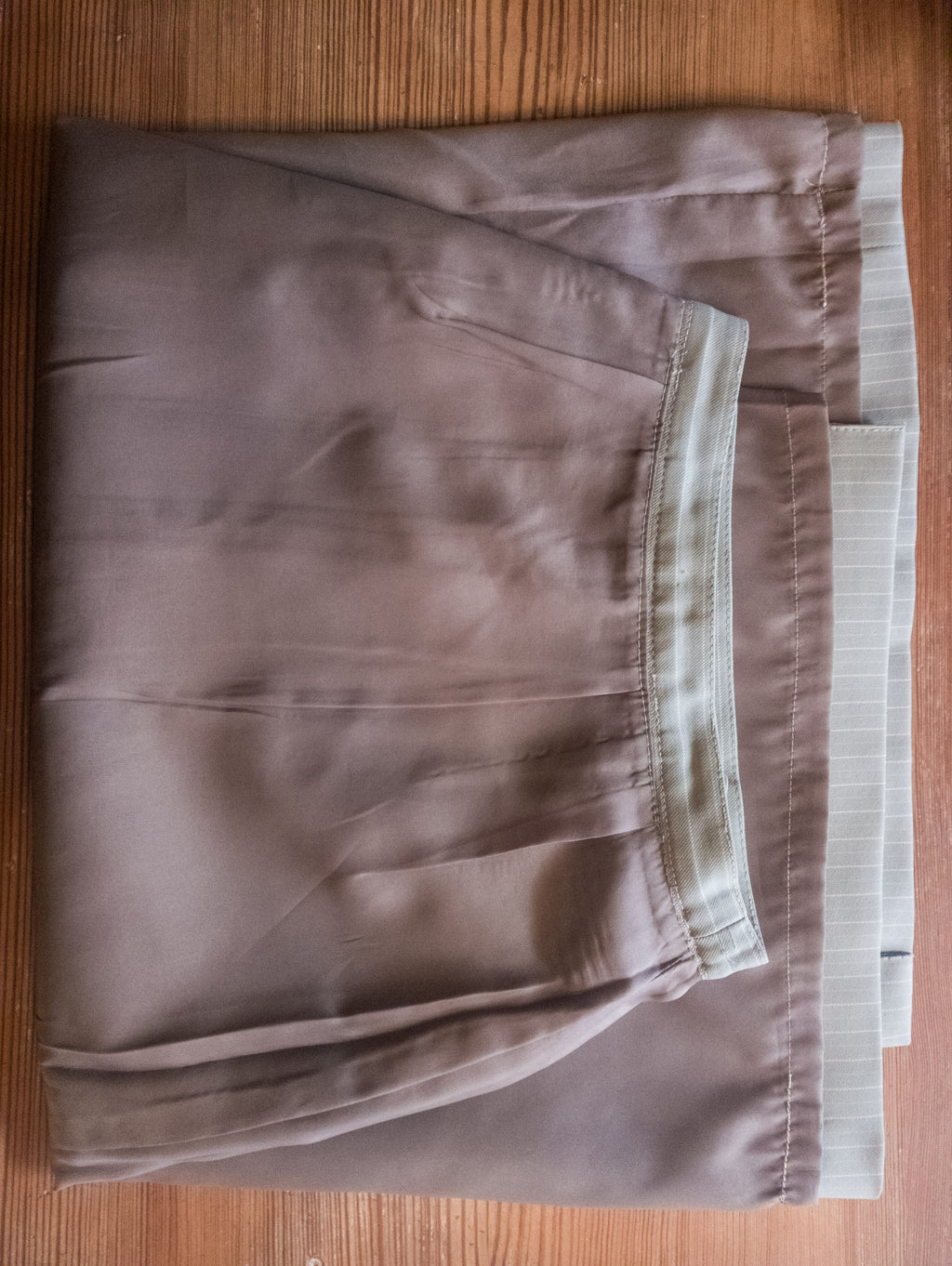 Jupe portefeuille vintage ''bleu glacier''