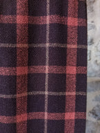 Jupe portefeuille carreaux vintage