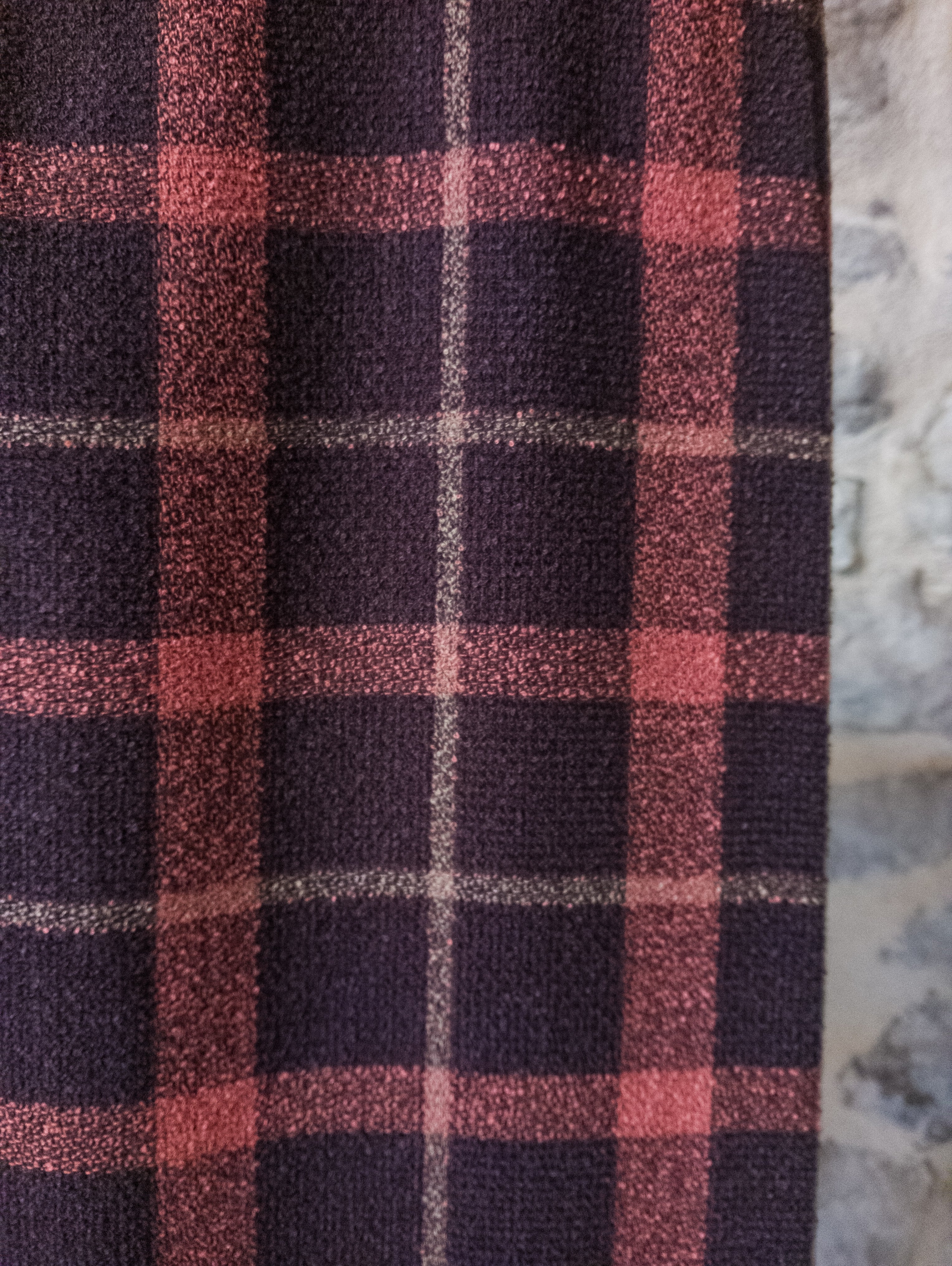 Jupe portefeuille carreaux vintage