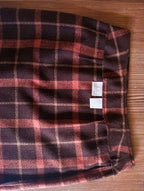 Jupe portefeuille carreaux vintage