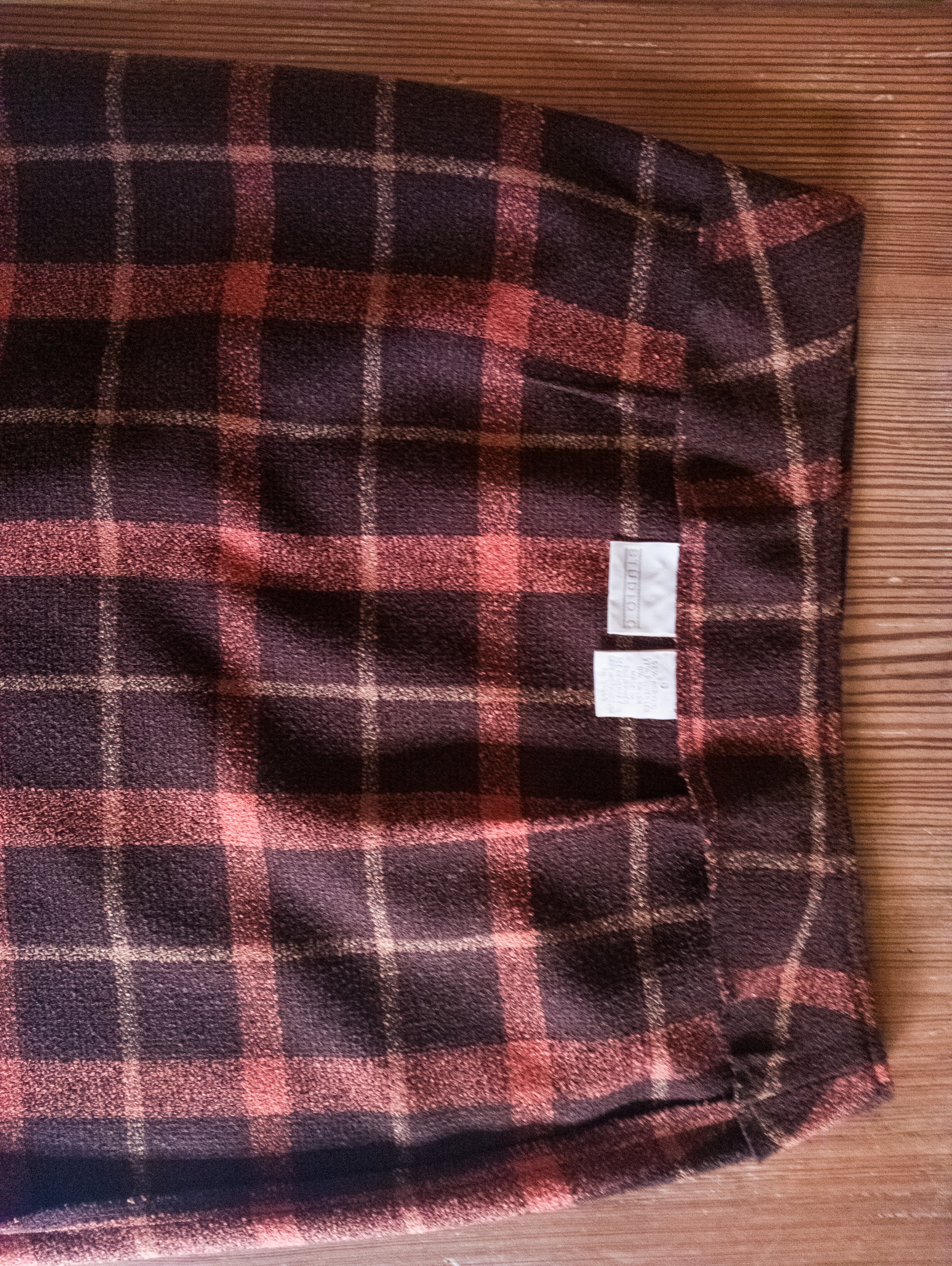 Jupe portefeuille carreaux vintage