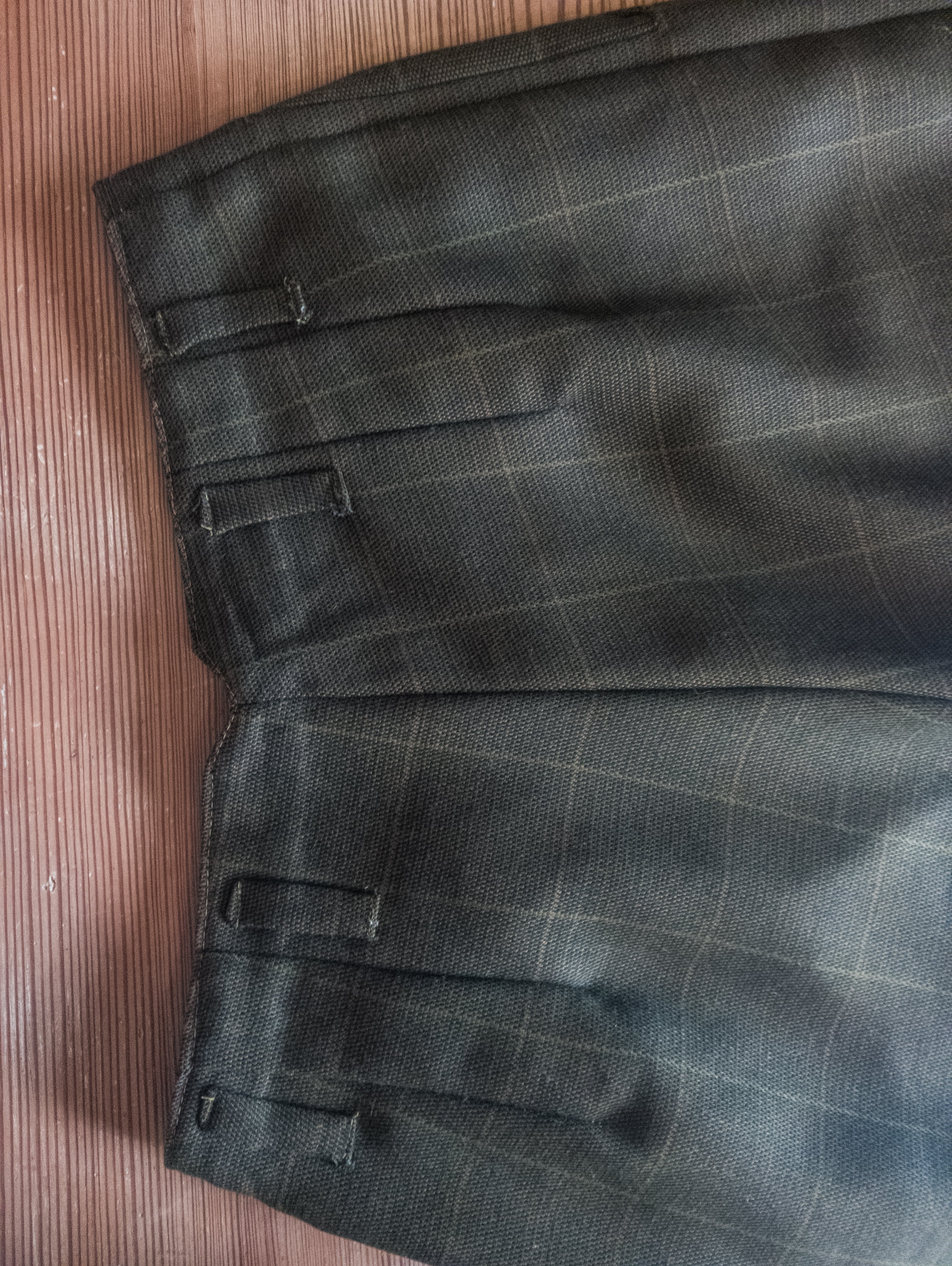 Jupe culotte vintage en laine