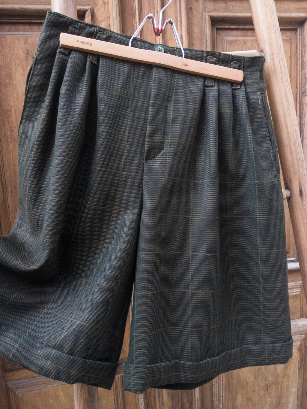 Jupe culotte vintage en laine