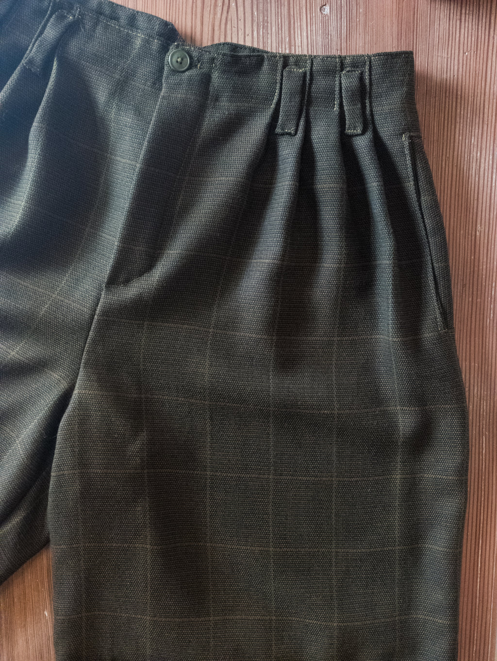 Jupe culotte vintage en laine