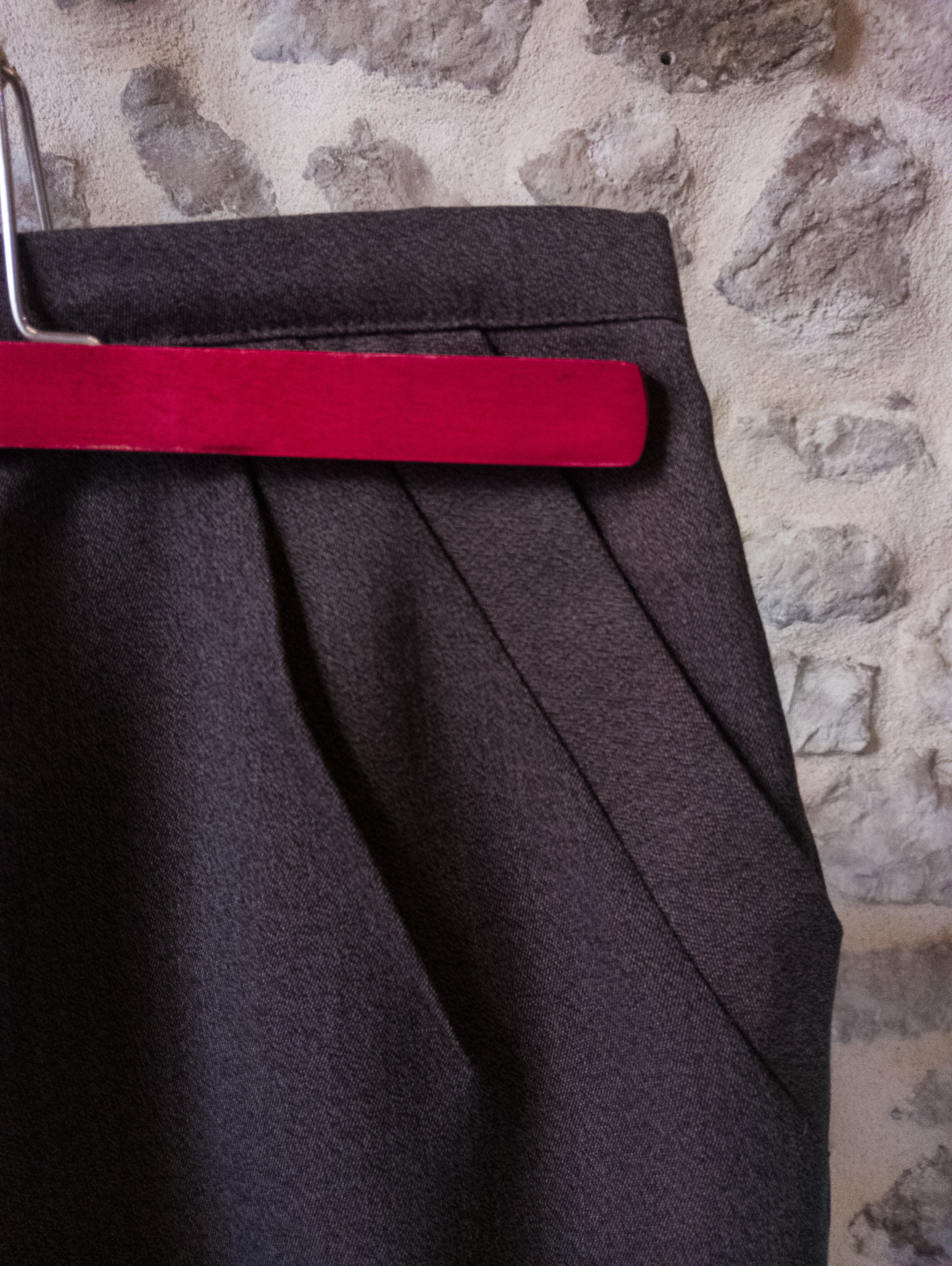 Jupe crayon vintage ''Hirondelles''