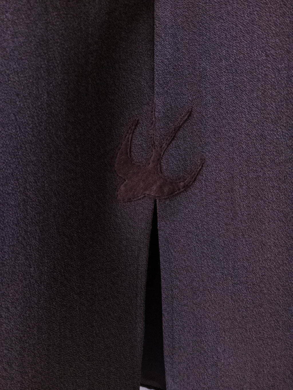 Jupe crayon vintage ''Hirondelles''