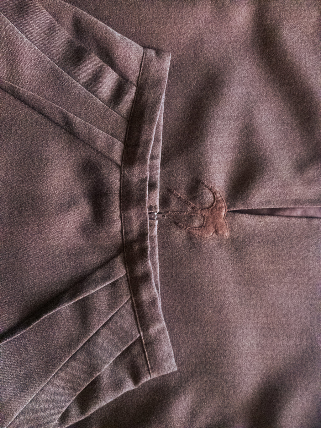 Jupe crayon vintage ''Hirondelles''