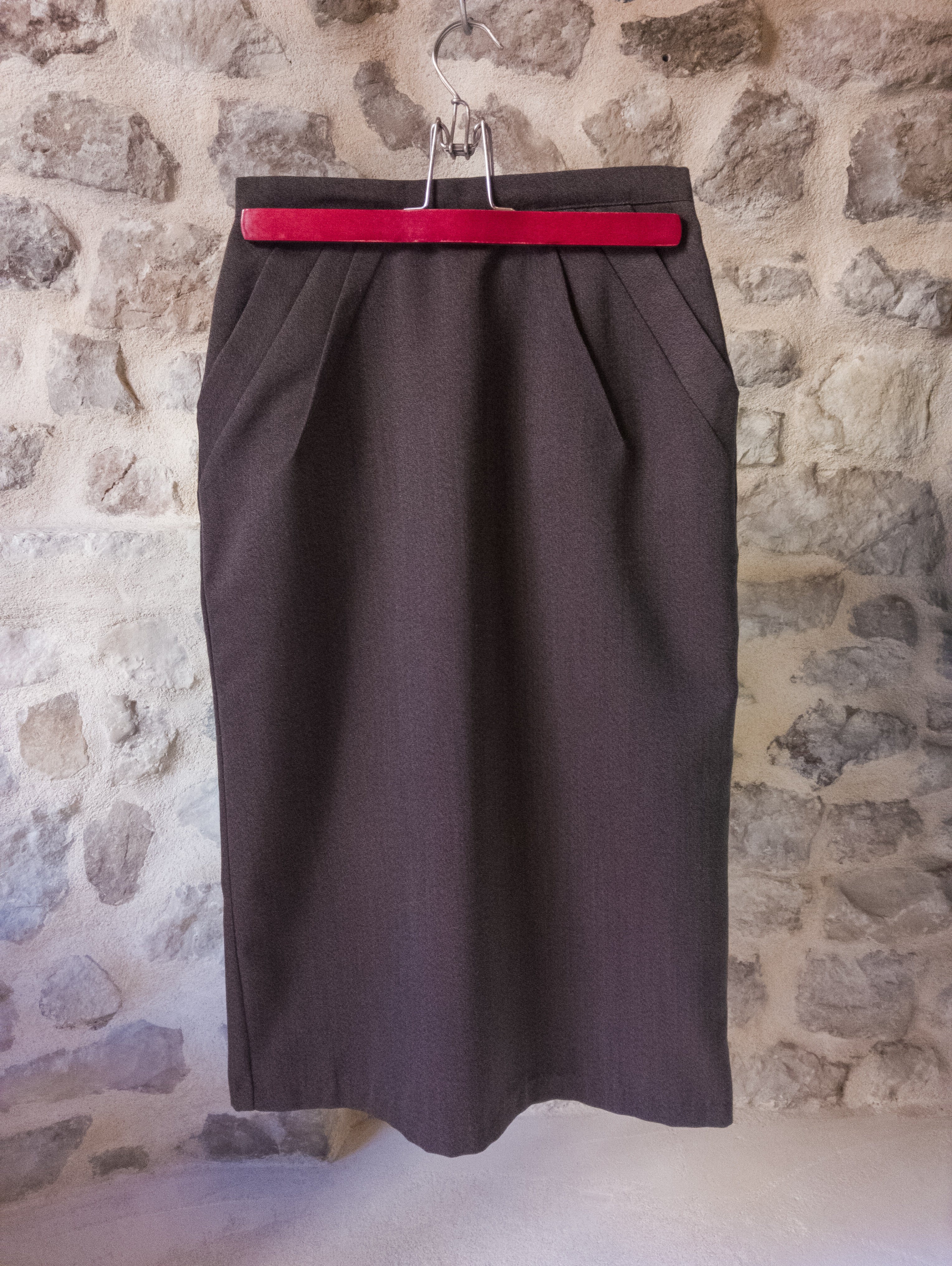 Jupe crayon vintage ''Hirondelles''