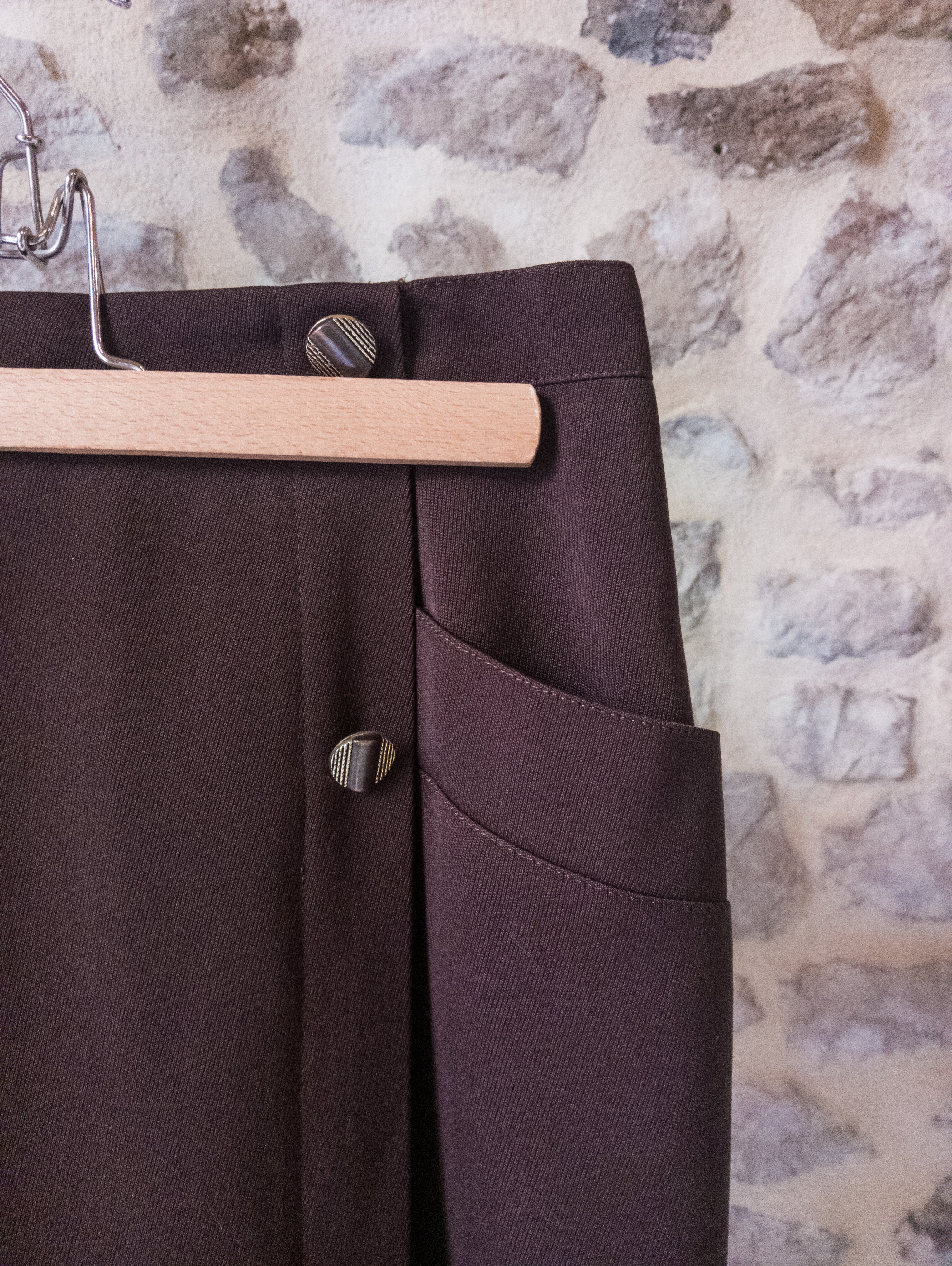 Jupe crayon Vintage ''style portefeuille''