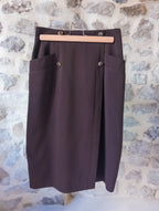 Jupe crayon Vintage ''style portefeuille''